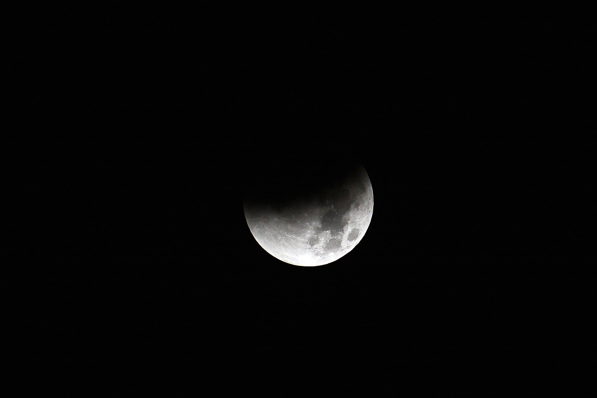 Blutmond und Supermond 28.September 2015 Zeit 03:38