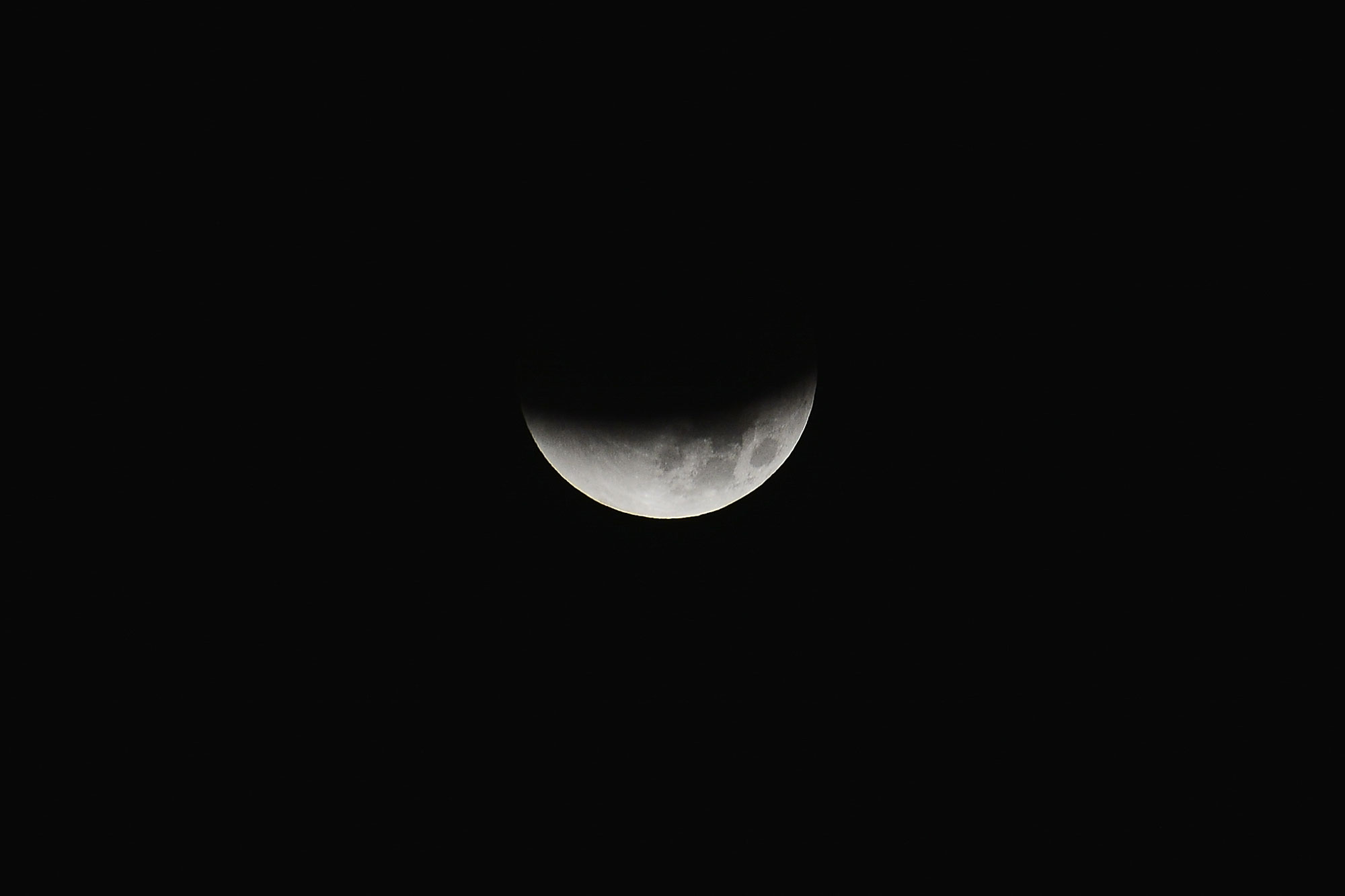 Blutmond und Supermond 28.September 2015 Zeit 03:42